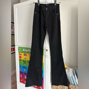 Brandy Melville Black Flared Jeans
